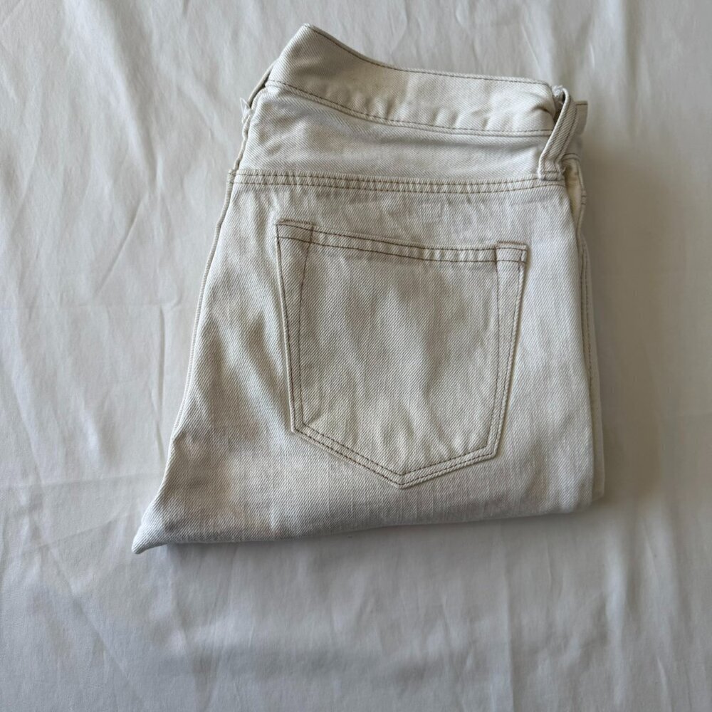 J.Crew 484 Slim White Denim
